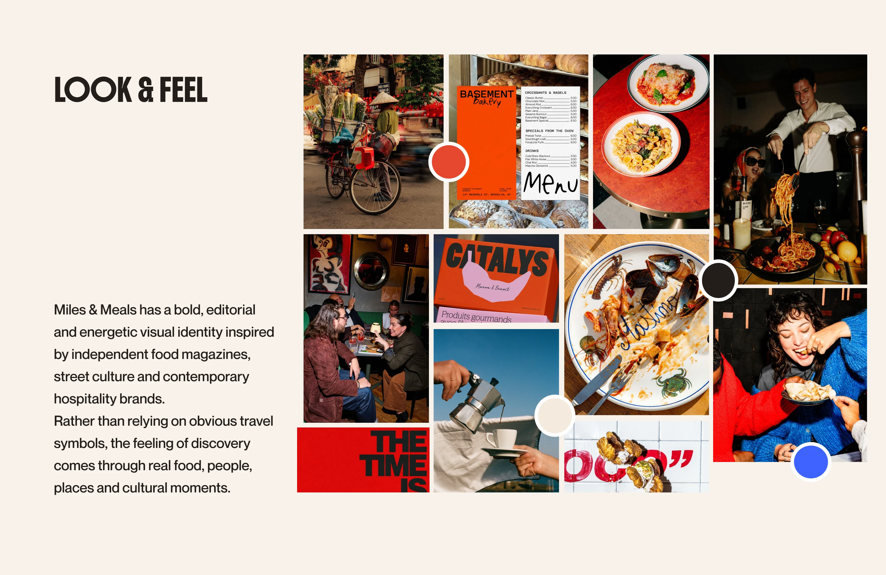 Look and feel moodboard
