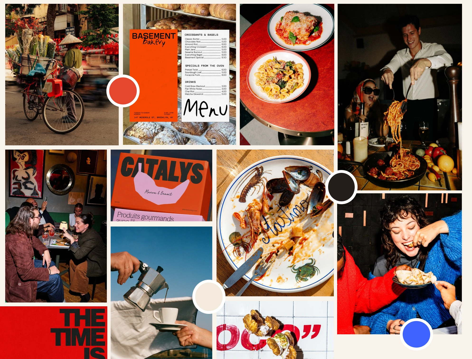 Look and feel moodboard